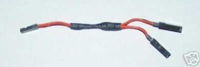 JR / Hitec 6" Y Harness ext. Heavy Duty 22 AWG wire